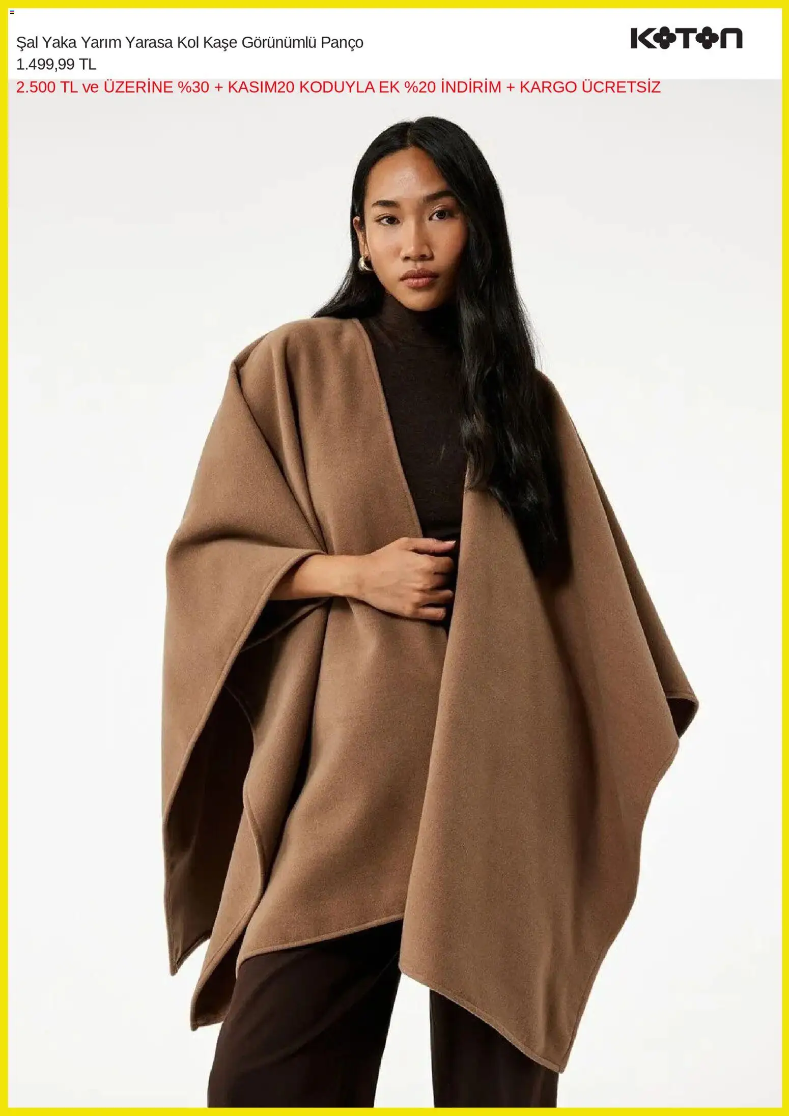 Koton Black Friday - 24.11.2025 tarihinden itibaren geçerlidir | Sayfa: 8 | Ürünler: Kaşe, Şal