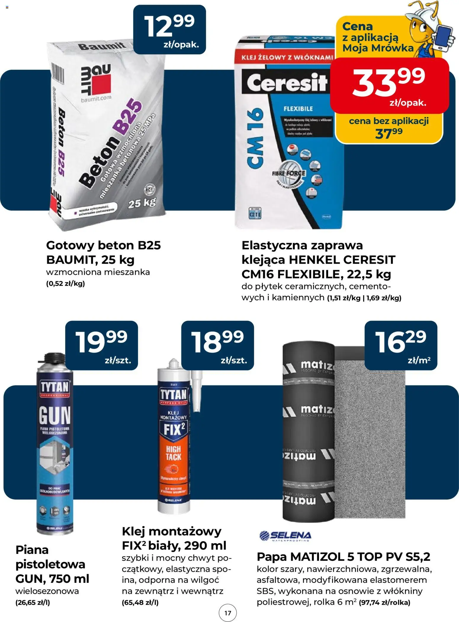 Mrówka gazetka od 09.04.2026 | Strona: 17 | Produkty: Top