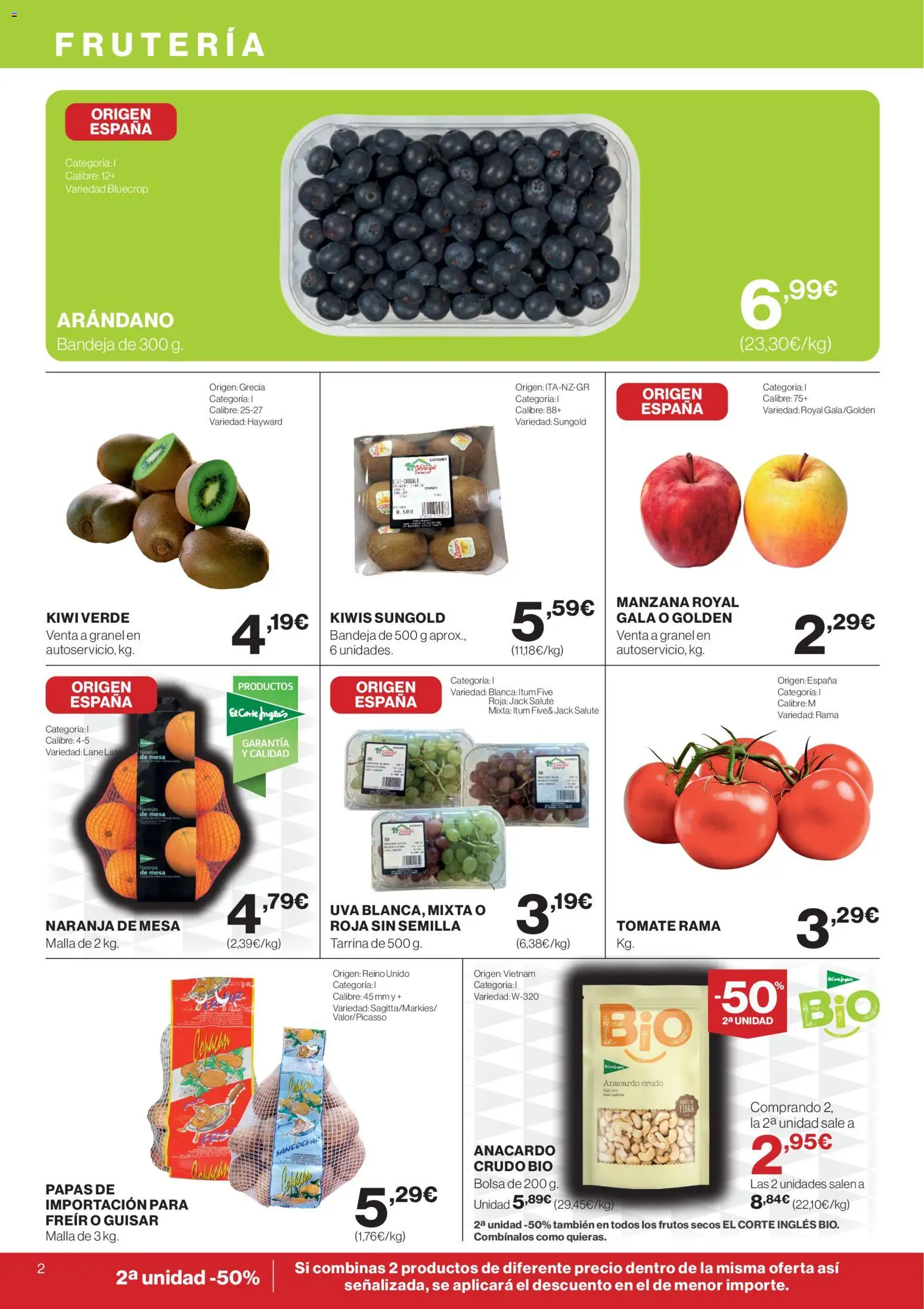 Supercor Canarias │ válido desde el 12.02.2026 | Página: 2 | Productos: Naranjas, Kiwi, Manzana, Mesa