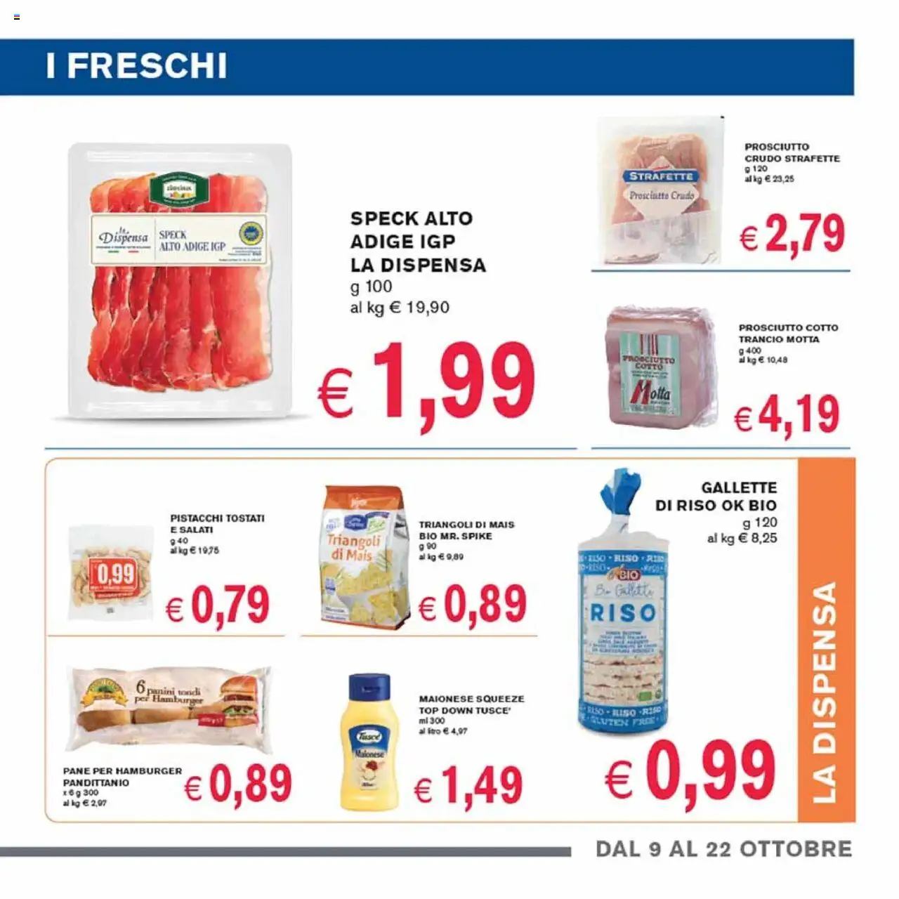Volantino Coal del 09.10.2025 | Pagina: 7 | Prodotti: Speck, Pane, Maionese, Top