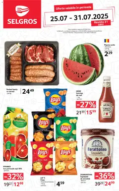 Catalog Selgros - Sibiu – previzualizare al pliantului de la Selgros valabil de la 25.07.2025