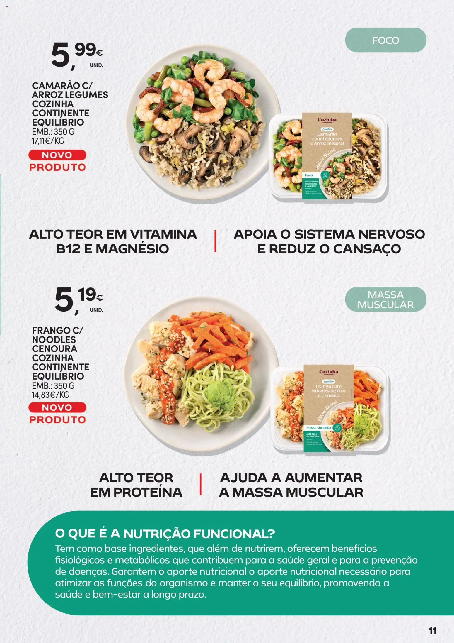 Continente - Cabazes de Natal │ válido de 11.11.2025 | Página: 11 | Produtos: Frango, Camarão, Arroz, Cenoura