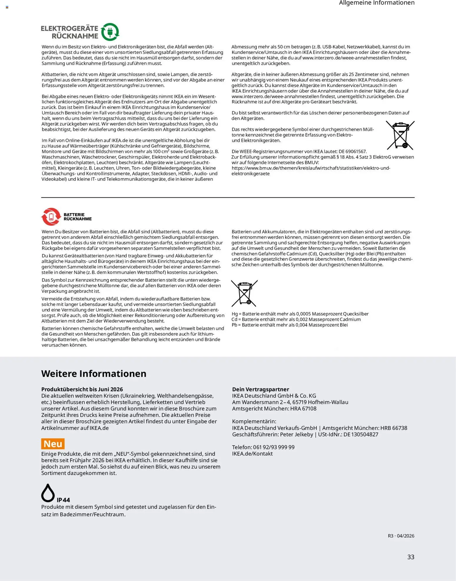 Ikea Hauswirtschaftsraum – gültig ab 01.04.2025 | Seite: 33 | Produkte: Batterien, Batterie, Telefon, Audio
