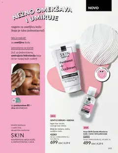 Avon SKIN Gentle Micelarna voda + toner mini pakovanje, Micelarna voda + toner for sensitive skin - pregled AVON kataloga - važi od 01.10.2025 | Strana: 143 | Proizvode: Voda, Pakovanje, Micelarna voda, Toner