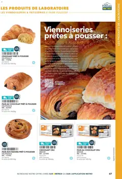 METRO - Prévisualisation de METRO - Boulanger Pâtissiers valide à partir de 08.02.2026 | Page: 67 | Produits: Viennoiseries, Pain, Chocolat, Livre