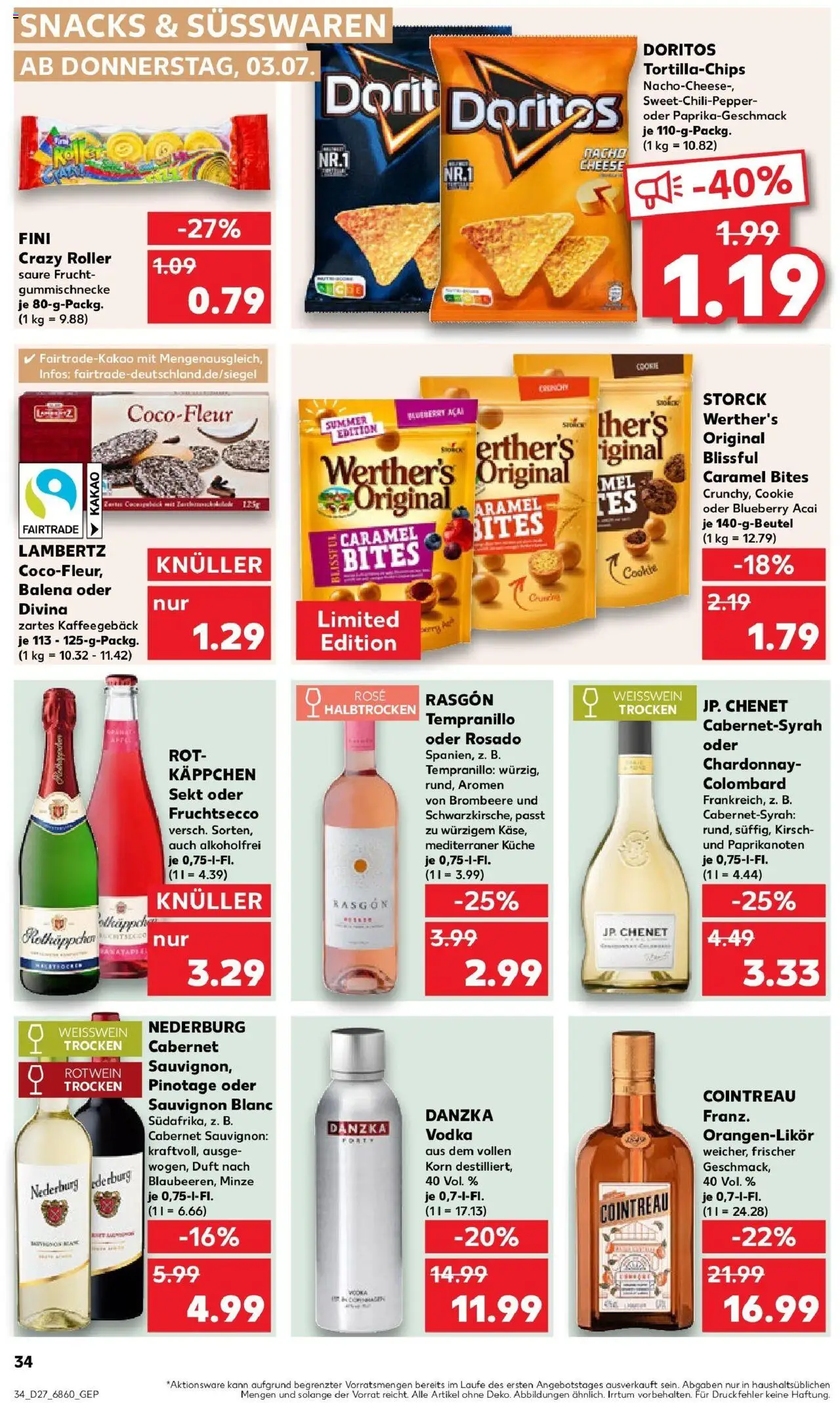 Kaufland prospekt Grünstadt	 - gültig ab dem 03.07.2025 | Seite: 34 | Produkte: Küche, Duft, Fruchtsecco, Rotkäppchen