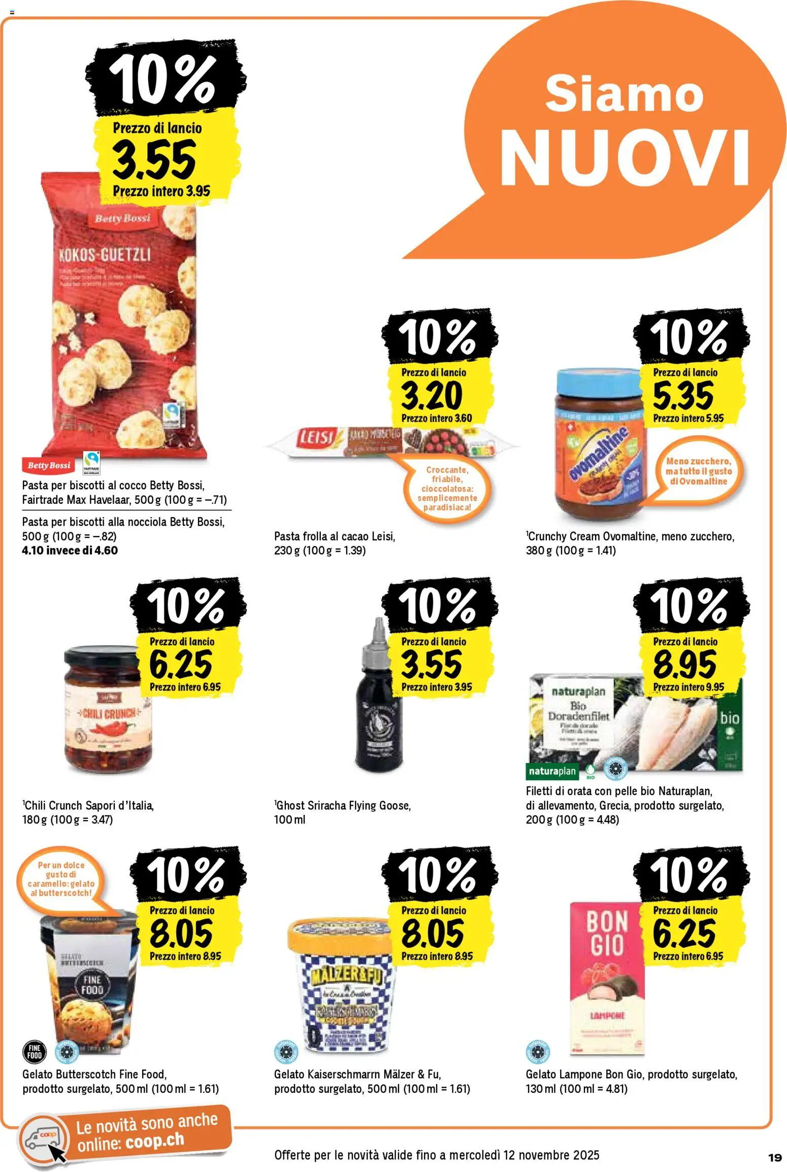 Coop - Una settimana di azioni – gültig ab 30.10.2025 | Seite: 19 | Produkte: Chili, Pasta