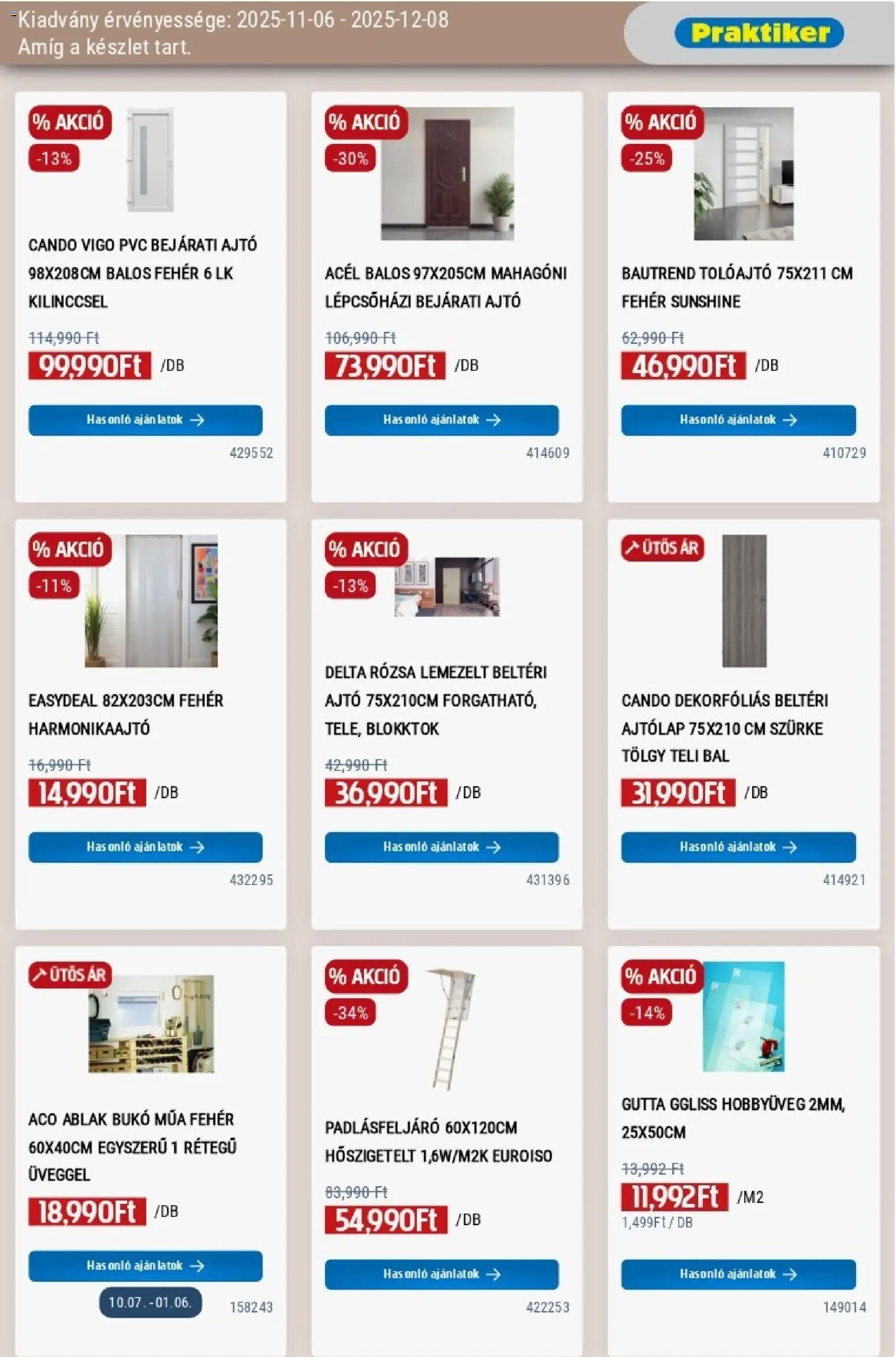 Praktiker akciós ujság - amely érvényes a következő dátumtól: 06.11.2025 | Oldal: 27