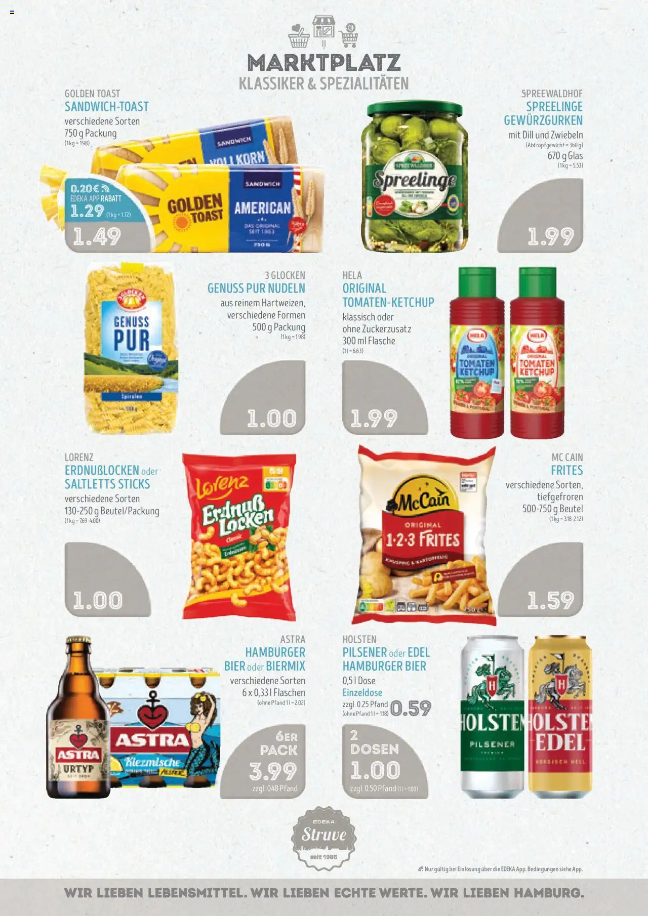 Edeka Struve Prospekt 	 - gültig ab dem 18.08.2025 | Seite: 9 | Produkte: Toast, McCain, Dill, Ketchup