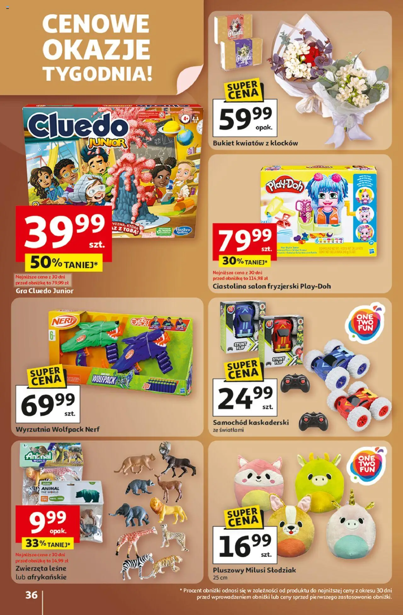 Auchan Gazetka - Wielkie przeboje cenowe Hipermarket od 23.10.2025 | Strona: 36 | Produkty: Gra, Wyrzutnia