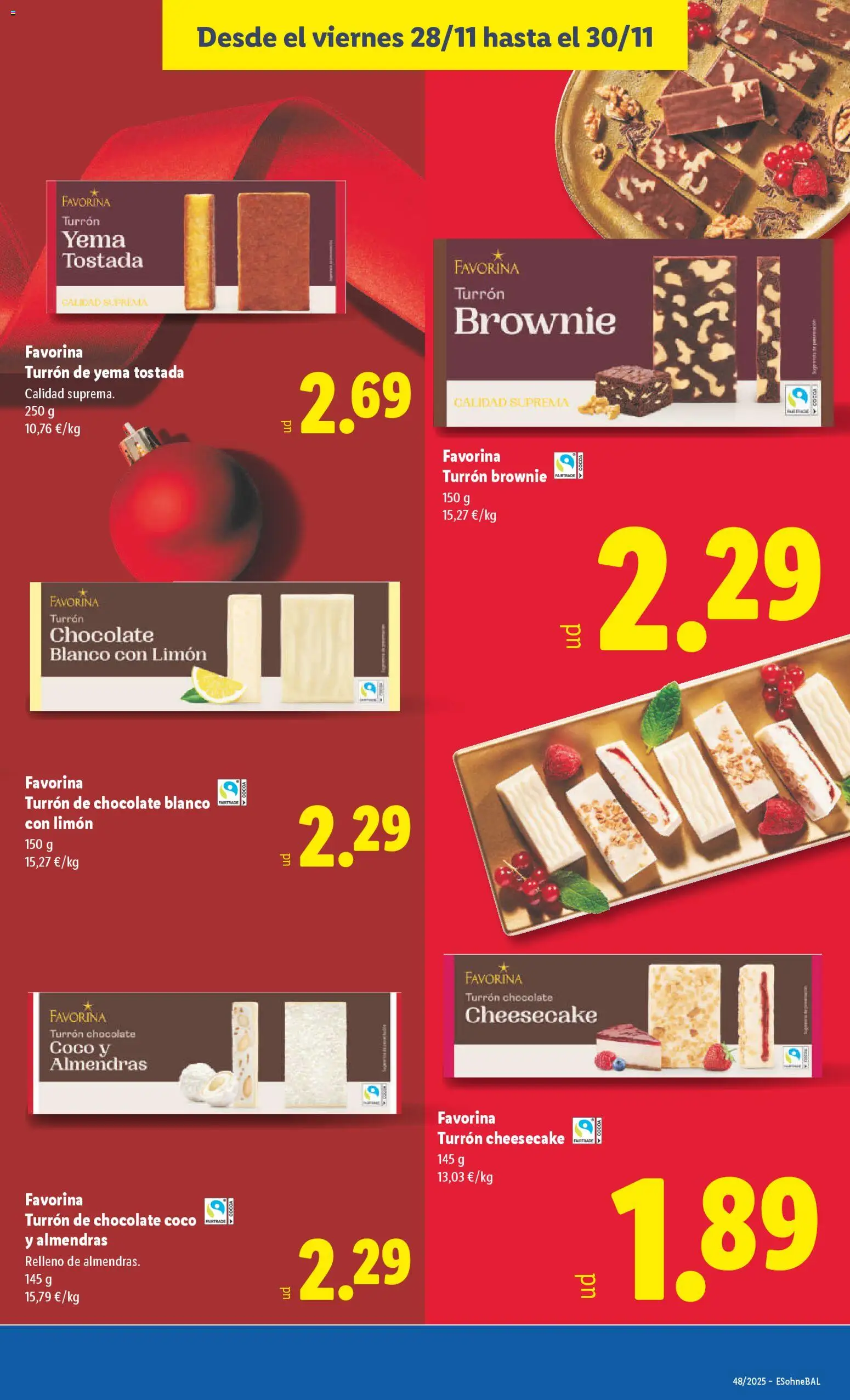 Lidl folleto │ válido desde el 24.11.2025 | Página: 31 | Productos: Chocolate, Τυρόπιτα