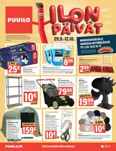 Puuilo-mainoslehti voimassa 29.09.2025 alkaen
