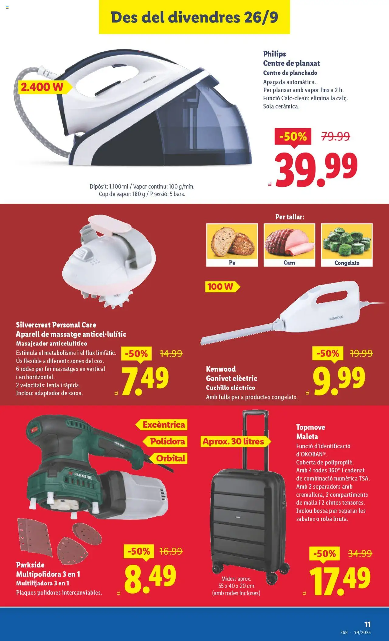 Lidl - Manresa │ válido desde el 26.09.2025 | Página: 11 | Productos: Maleta, Adaptador