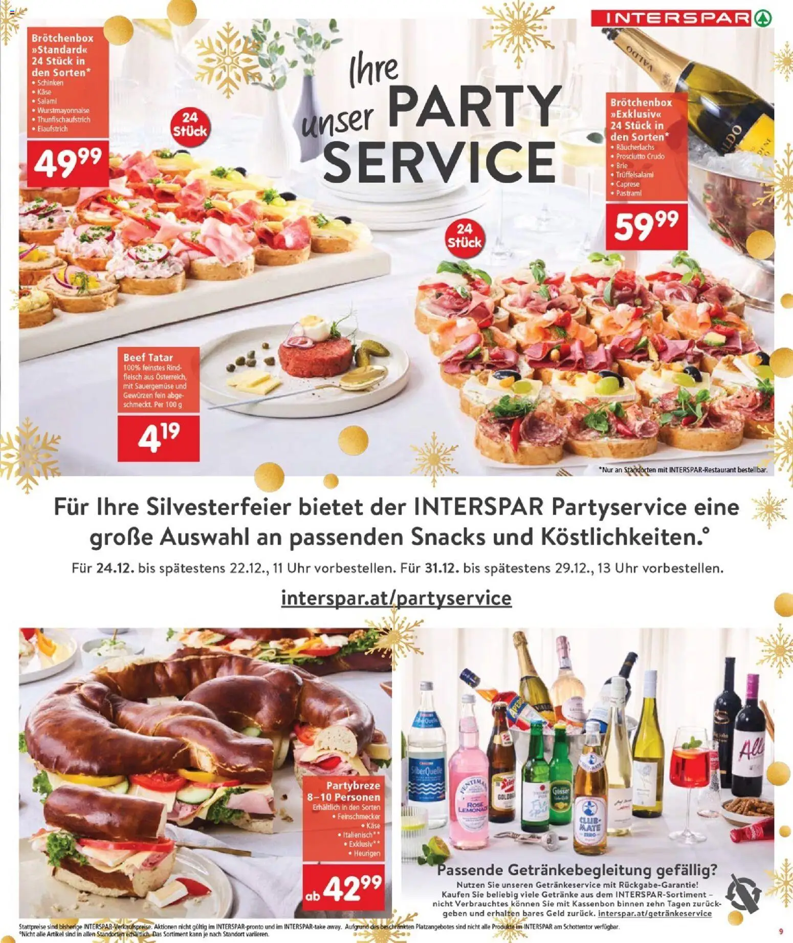 Interspar Flugblatt - Burgenland gültig ab 22.12.2025 | Seite: 9 | Produkte: Uhr, Käse, Salami, Schinken