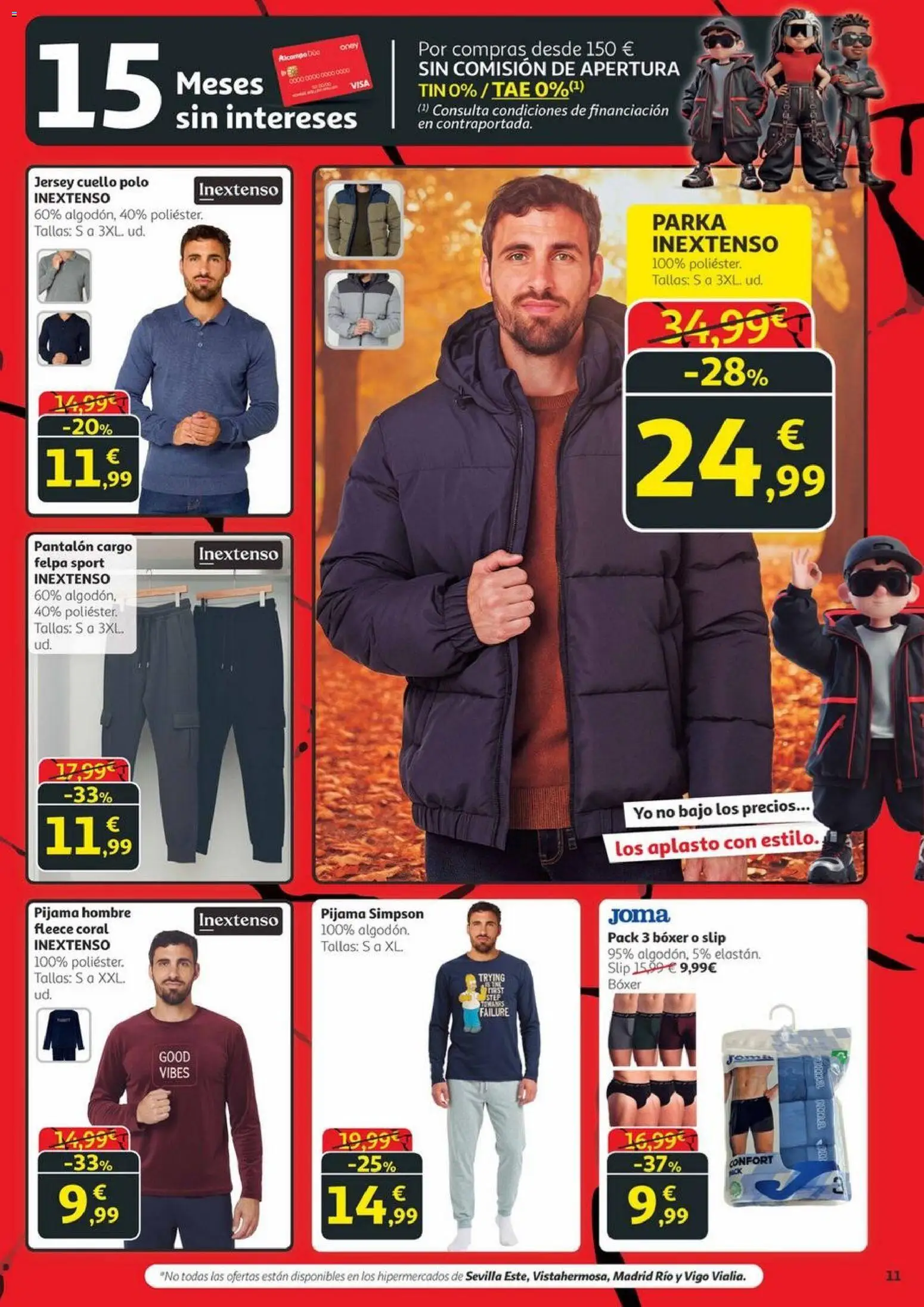 Alcampo - Black Friday Canarias │ válido desde el 20.11.2025 | Página: 11 | Productos: Pijama