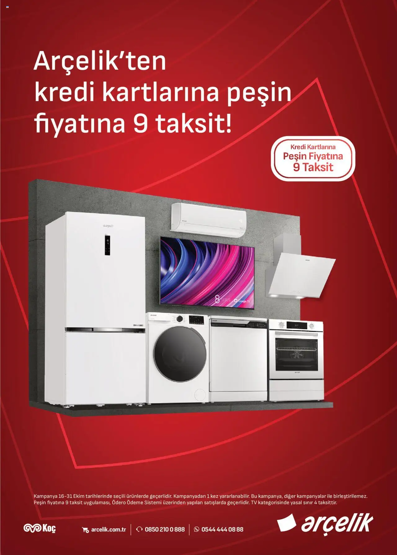 Arçelik İklimlendirme Kataloğu - 16.10.2025 tarihinden itibaren geçerlidir | Sayfa: 38 | Ürünler: TV
