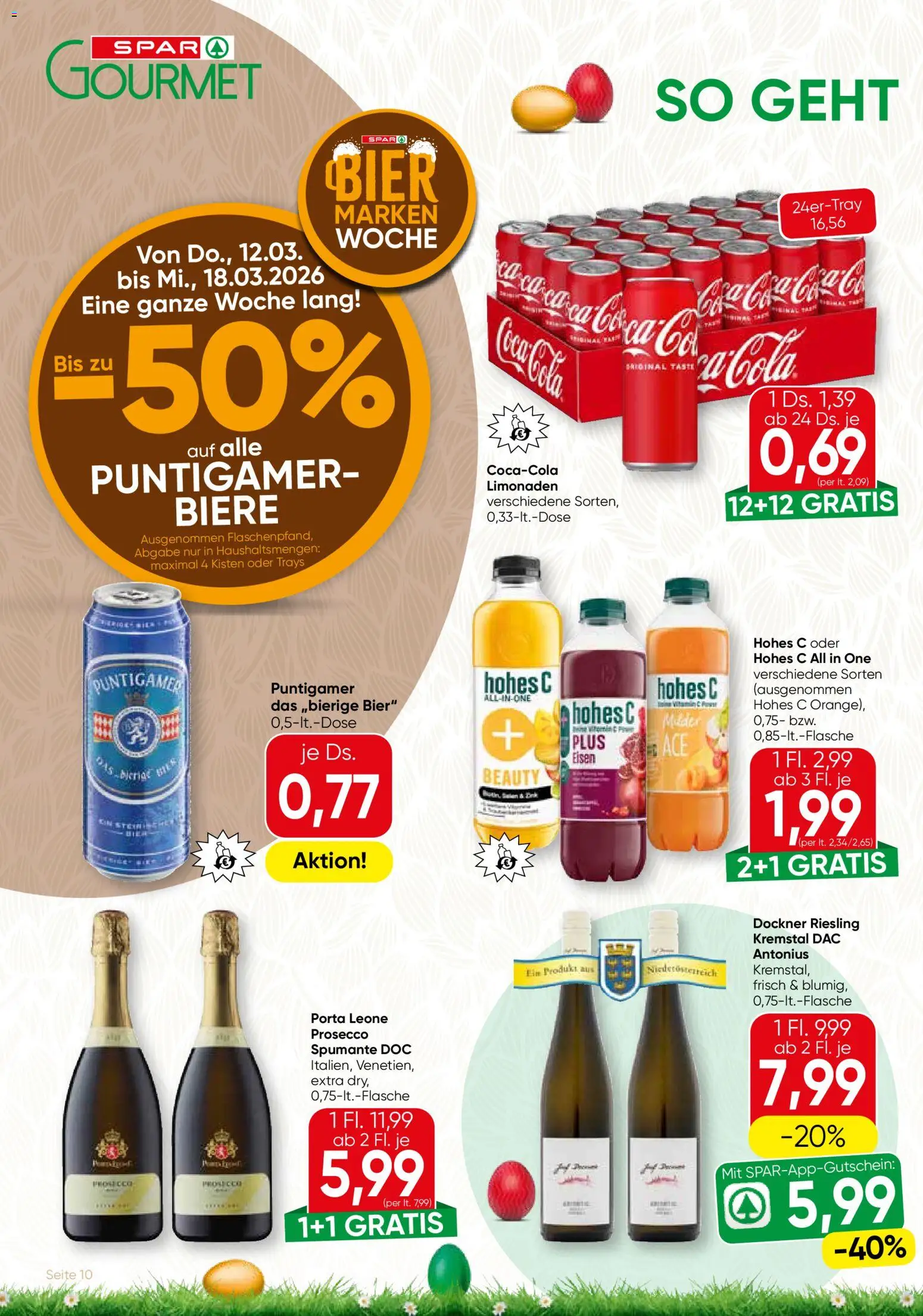 SPAR Gourmet Flugblatt gültig ab 12.03.2026 | Seite: 10