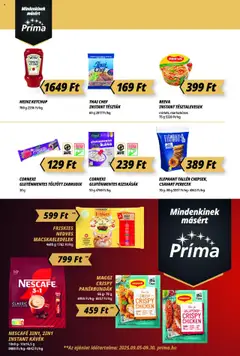 CBA Príma akciós ujság - amely érvényes a következő dátumtól: 18.09.2025 | Oldal: 8 | Termékek: Nescafé, Jalapenos, Maggi, Ketchup