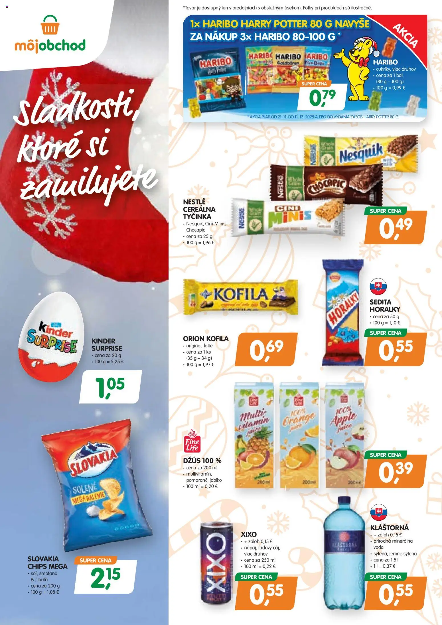 Nové Môj obchod akcie – leták je platný od 21.11.2025 | Strana: 2