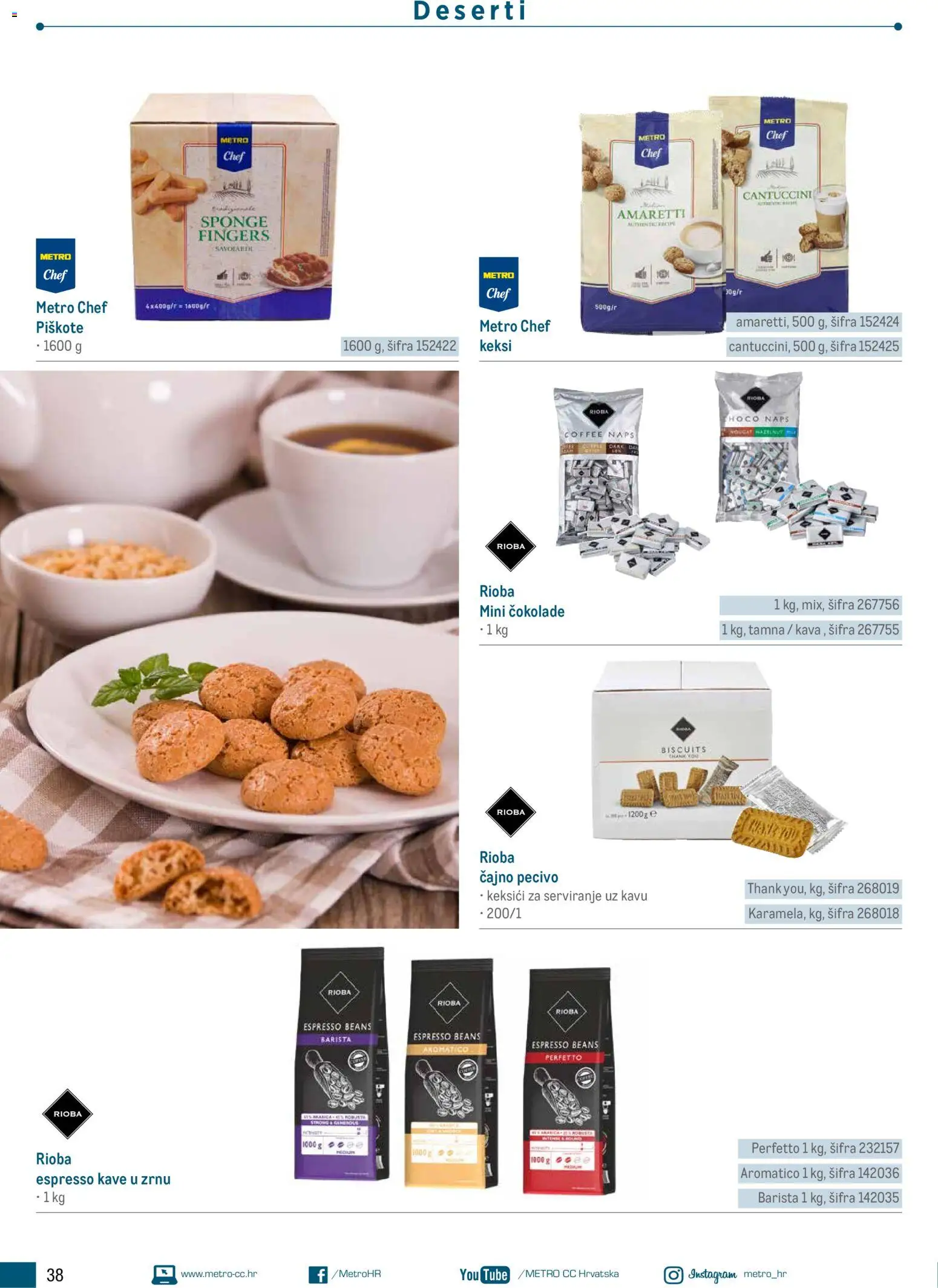 Metro katalog | vrijedi od 05.03.2026 | Stranica: 38 | Proizvodi: Keks, Pecivo