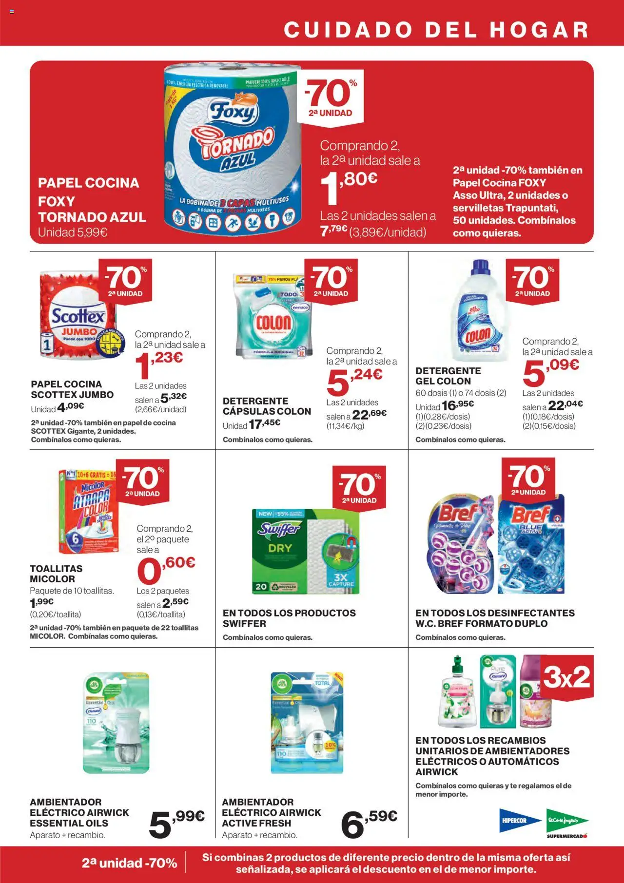 Hipercor catálogo │ válido desde el 05.06.2025 | Página: 33 | Productos: Detergente, Té, Cocina