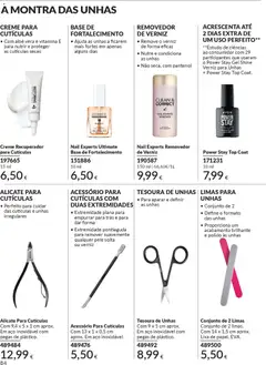 Pré-visualização Creme Para Cutículas, Com aloé vera e vitamina E para nutrir e proteger as cutículas secas válido de 01.11.2025 | Página: 84