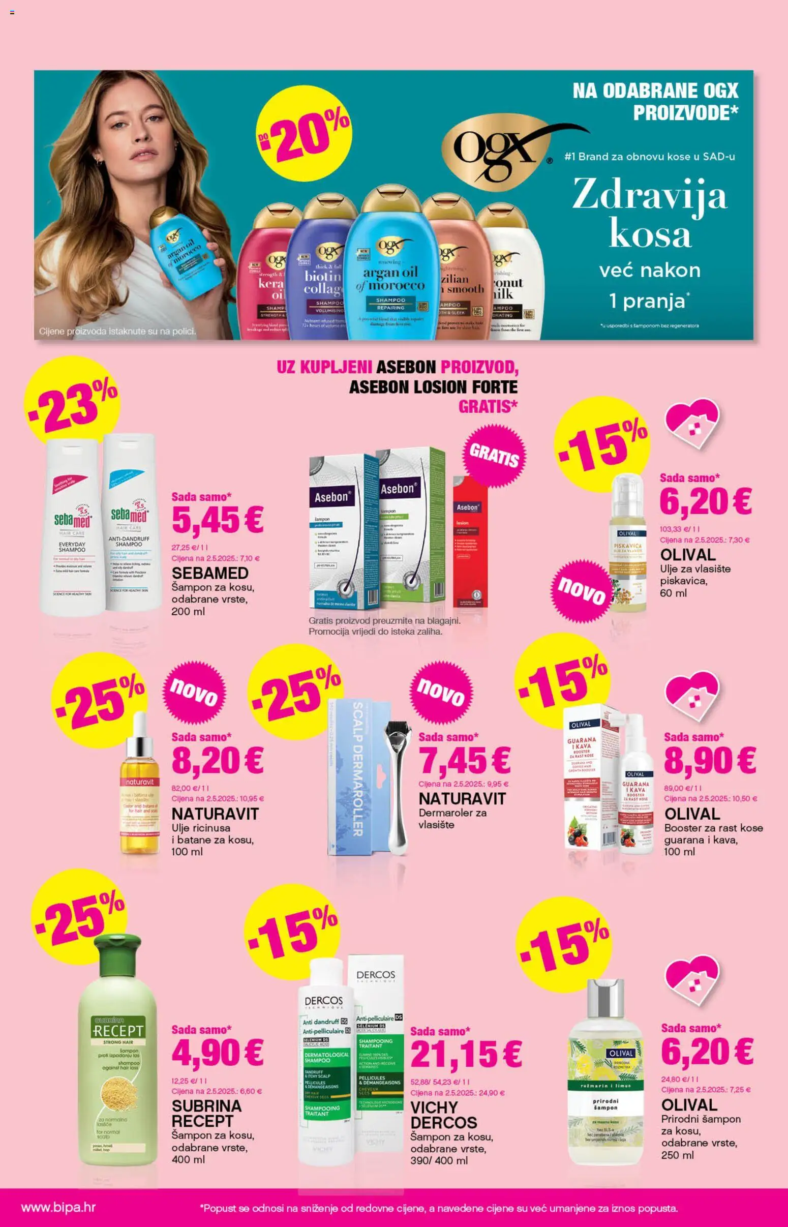 Bipa katalog | vrijedi od 05.03.2026 | Stranica: 10 | Proizvodi: Med, Šampon, Ružmarin, Šal