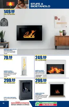 Anteprima del volantino Bricofer Autunno Inverno catalogo valido a partire dal 22.10.2025 | Pagina: 16 | Prodotti: Stufa, Tavolo