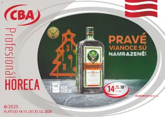 CBA Komfos leták platný od 14.11.2025