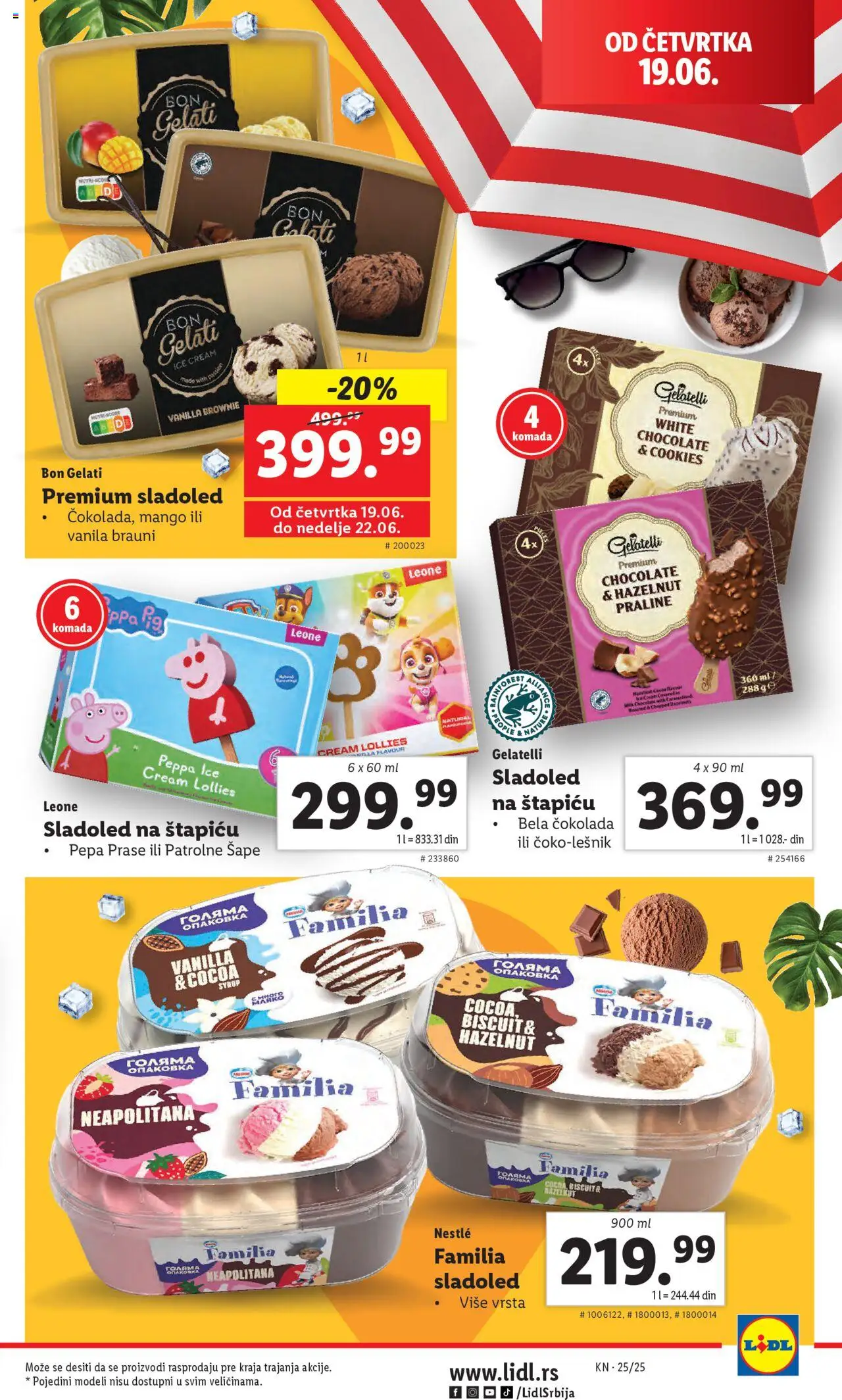 Lidl katalog - važi od 19.06.2025 | Strana: 33 | Proizvode: Mango, Brownie, Praline, Čokolada