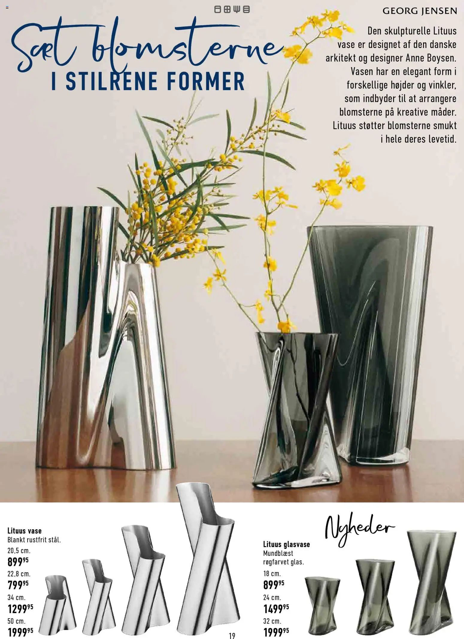 Imerco tilbudsavis – gyldig fra 24.04.2026 | Side: 19 | Produkter: Vase, Søm