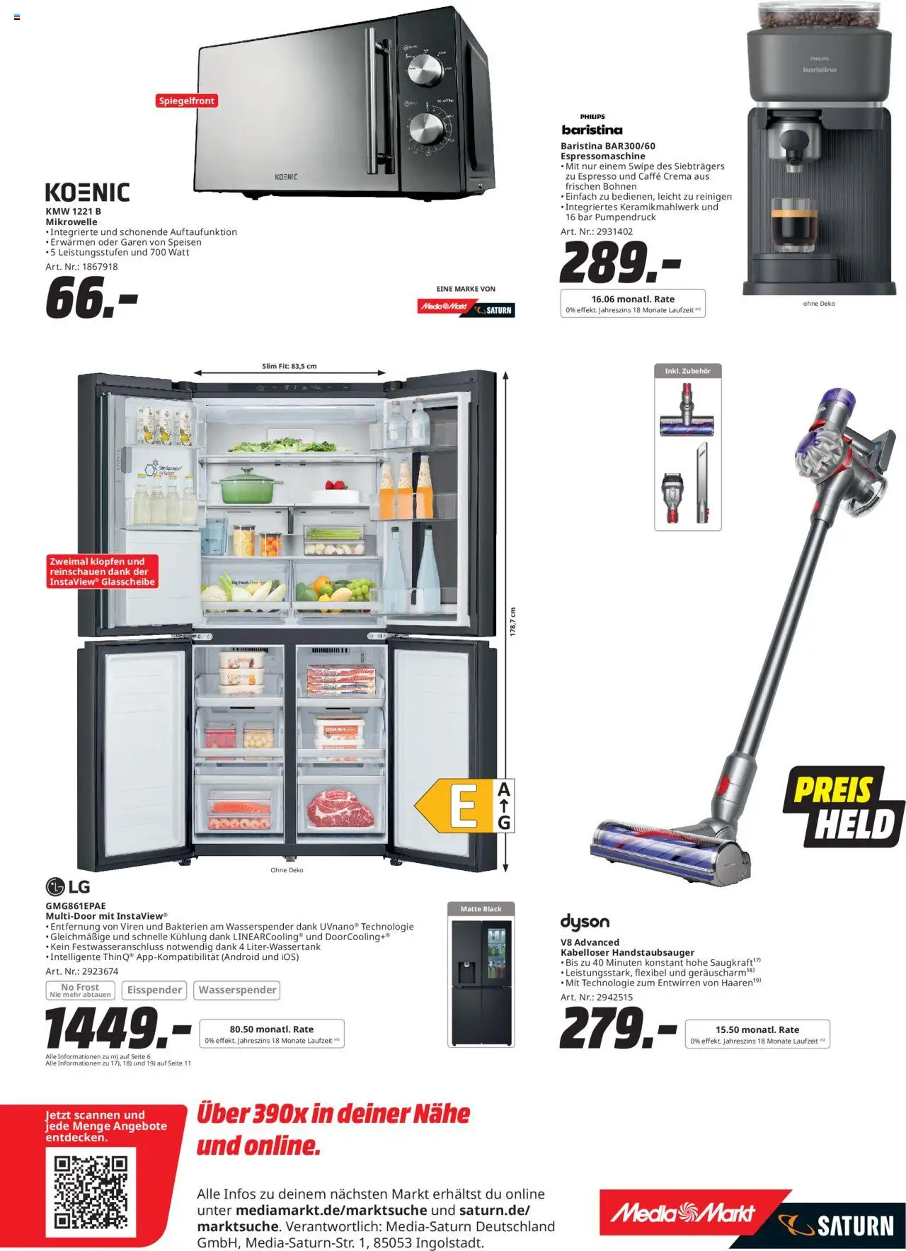 Media Markt Prospekt 	 - gültig ab dem 25.08.2025 | Seite: 14 | Produkte: Philips, Dyson, Mikrowelle