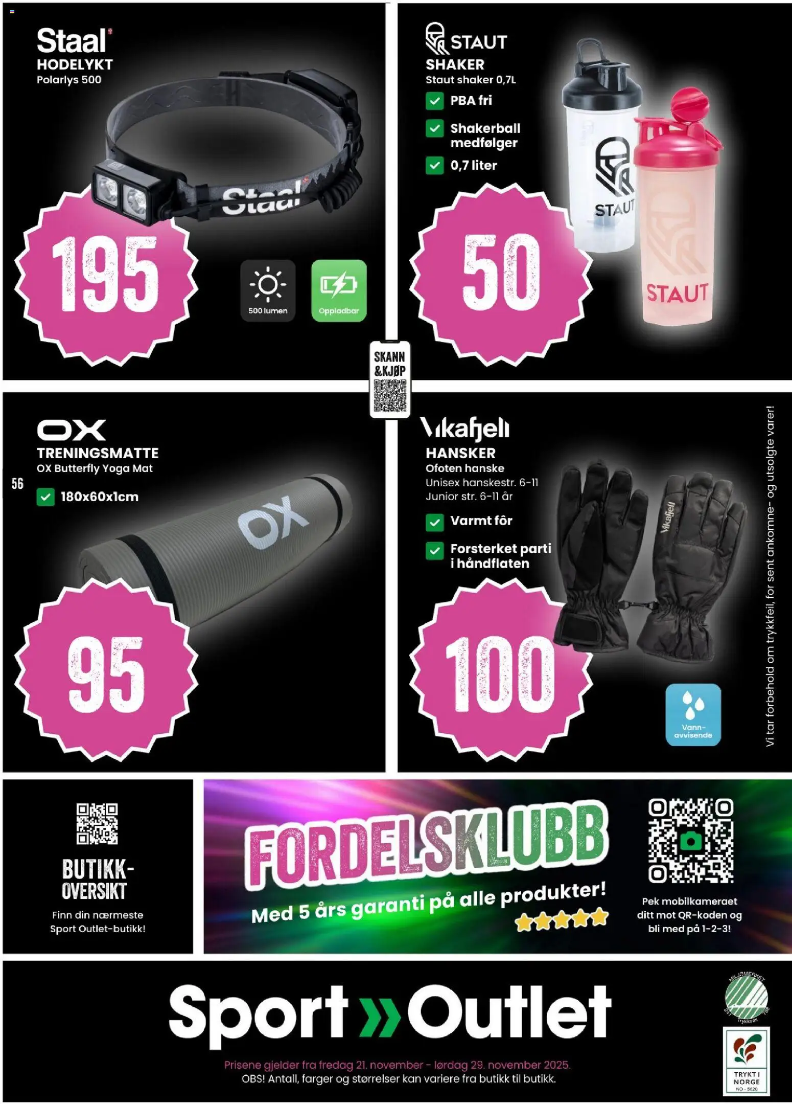 {H1} | Side: 56 | Produkter: Hansker, Вермішель