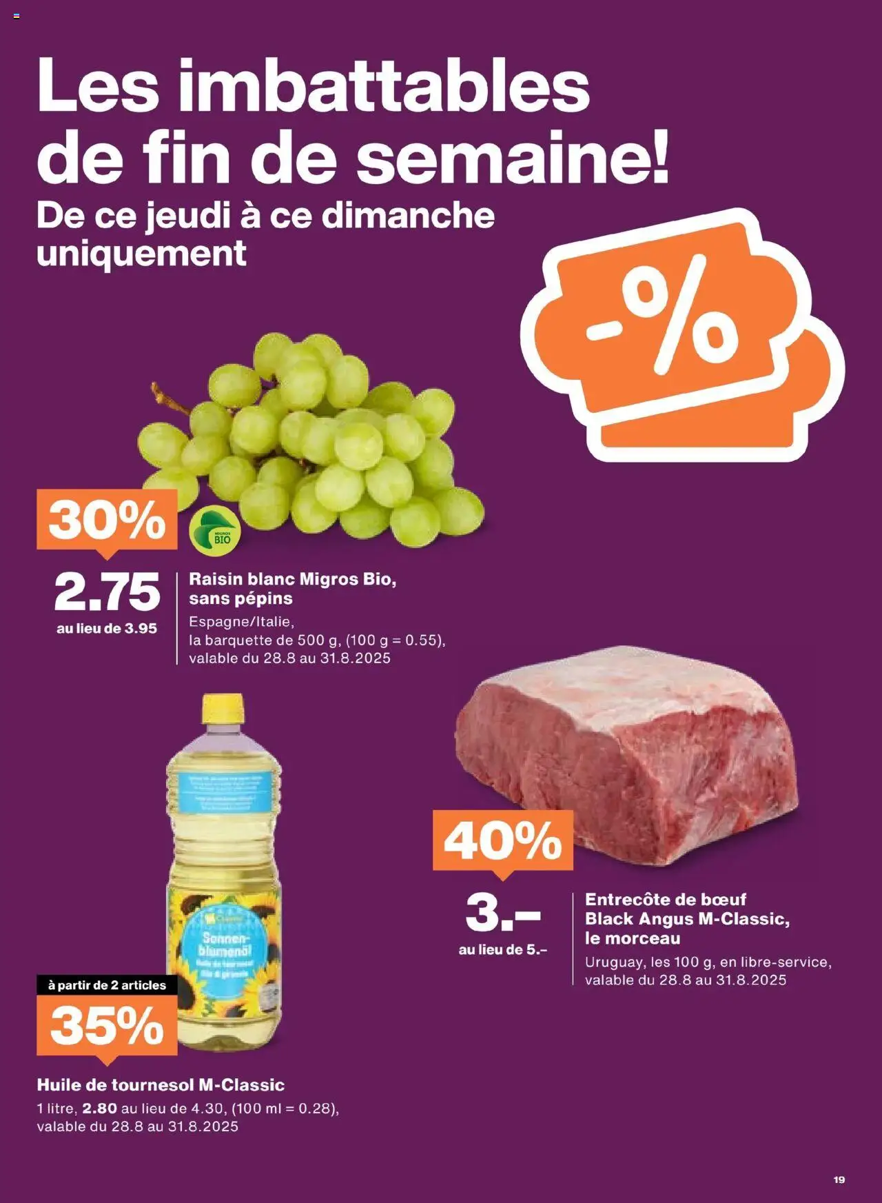 Migros Aktionen FR ab 26.08.2025 | Seite: 19