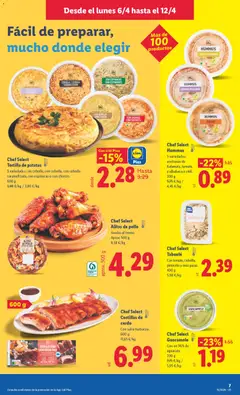 Vista previa Chef Select Costillas de cerdo, Con salsa barbacoa. 600 g válido desde el 06.04.2026 | Página: 9