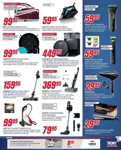 Anteprima del volantino Trony Calabria catalogo valido a partire dal 15.01.2026 | Pagina: 29 | Prodotti: Scopa elettrica, Robot, Asciugacapelli, Navigazione