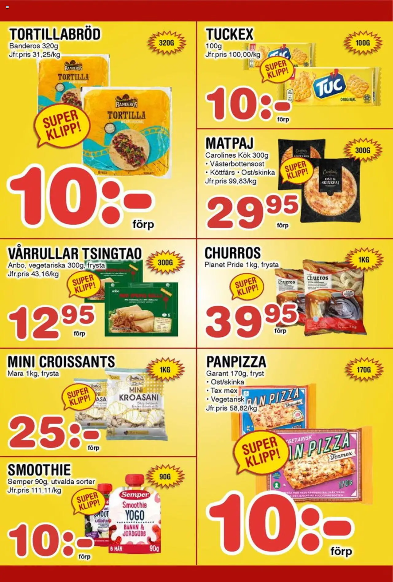 Nya Pulsen reklamblad aktuell från 04.08.2025 | Sida: 9 | Produkter: Tortilla, Pizza