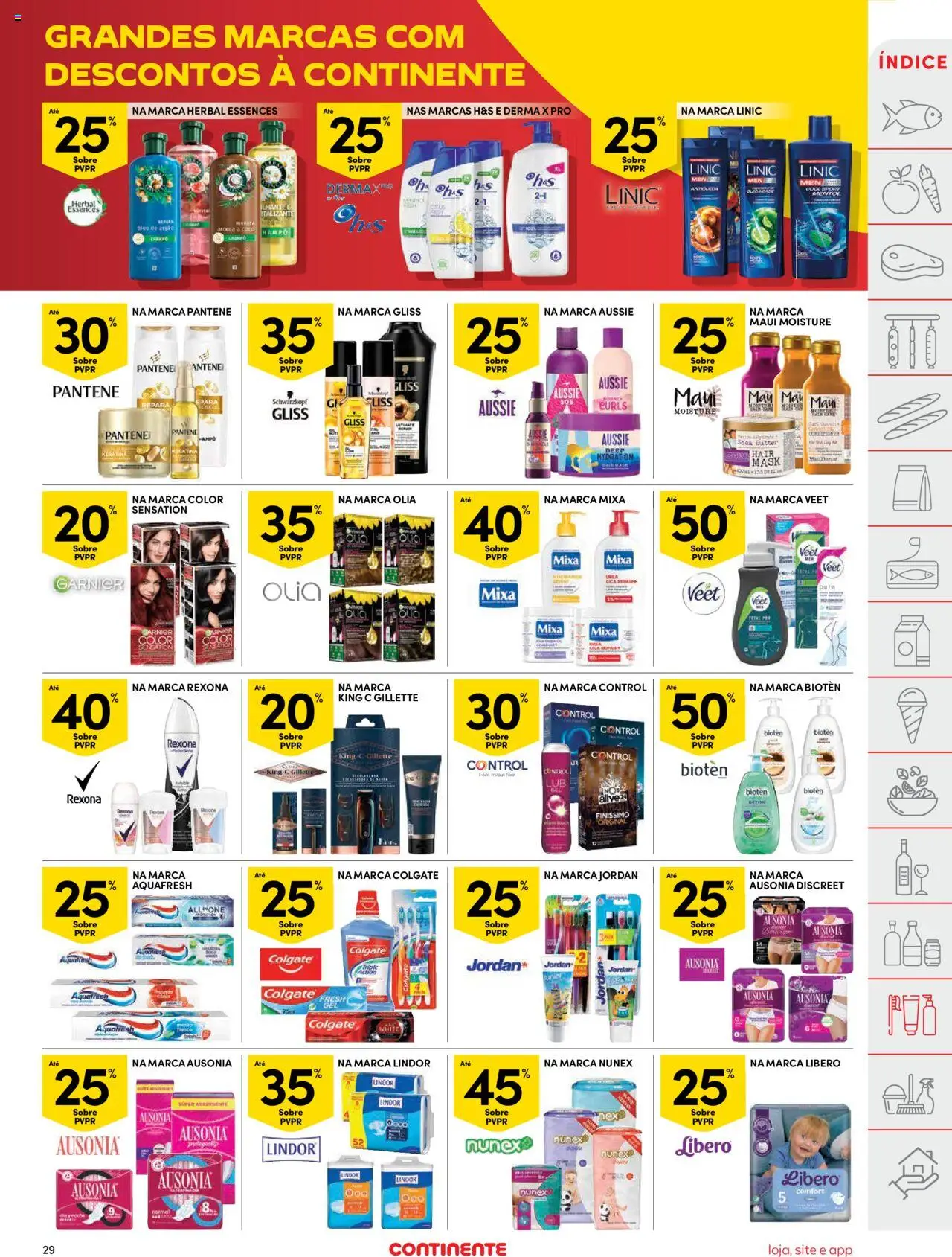 Continente folheto │ válido de 30.09.2025 | Página: 29 | Produtos: Fraldas, Desodorizante, Pasta de dentes
