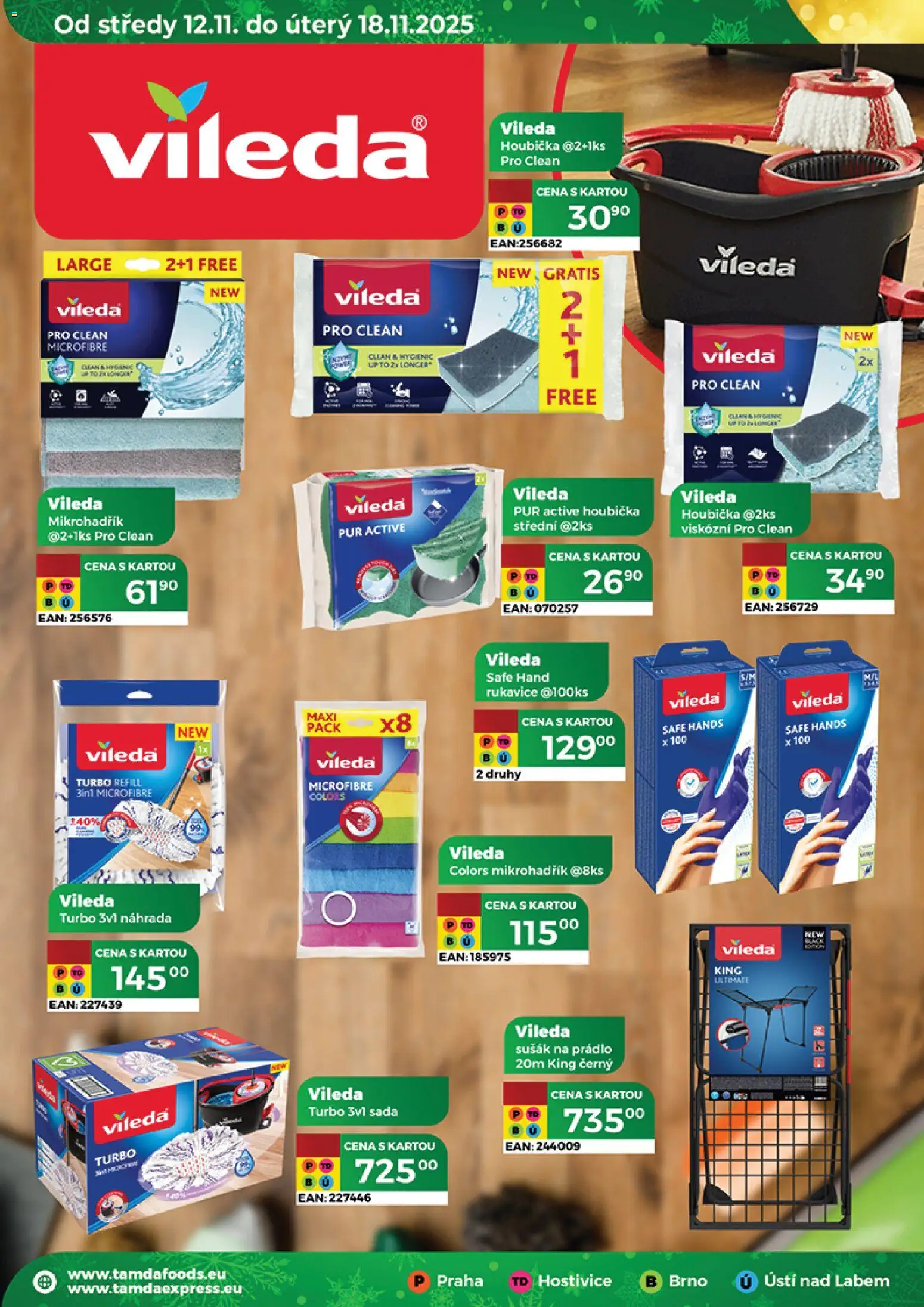 Tamda Foods leták od 12.11.2025 | Strana: 42 | Produkty: Houbička, Sušák na prádlo, Rukavice