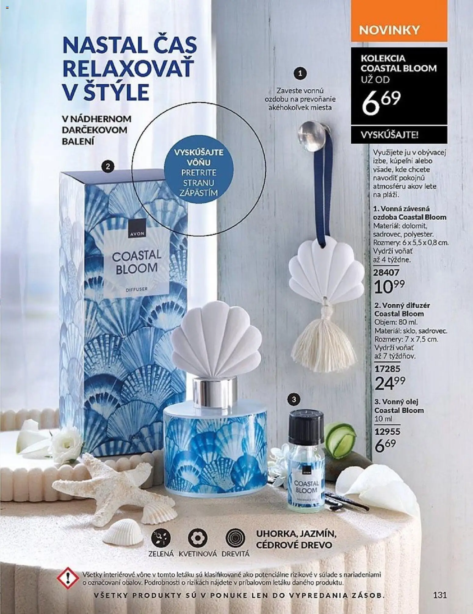 Nové Avon akcie – leták je platný od 01.03.2026 | Strana: 131 | Produkty: Difúzer, Olej