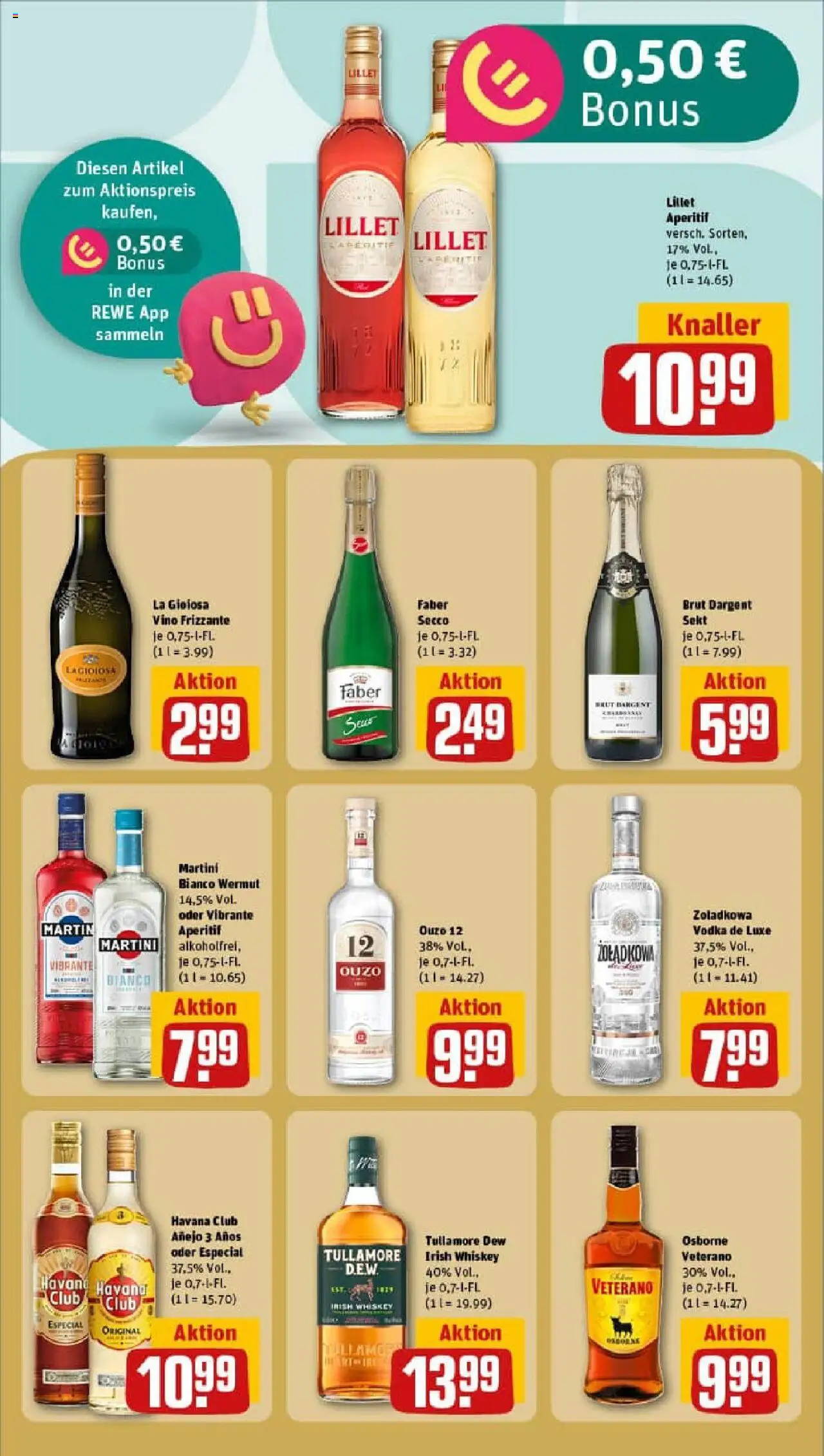 Rewe prospekt Münster	 – gültig ab 06.10.2025 | Seite: 17 | Produkte: Martini, Ouzo, Vodka, Whiskey