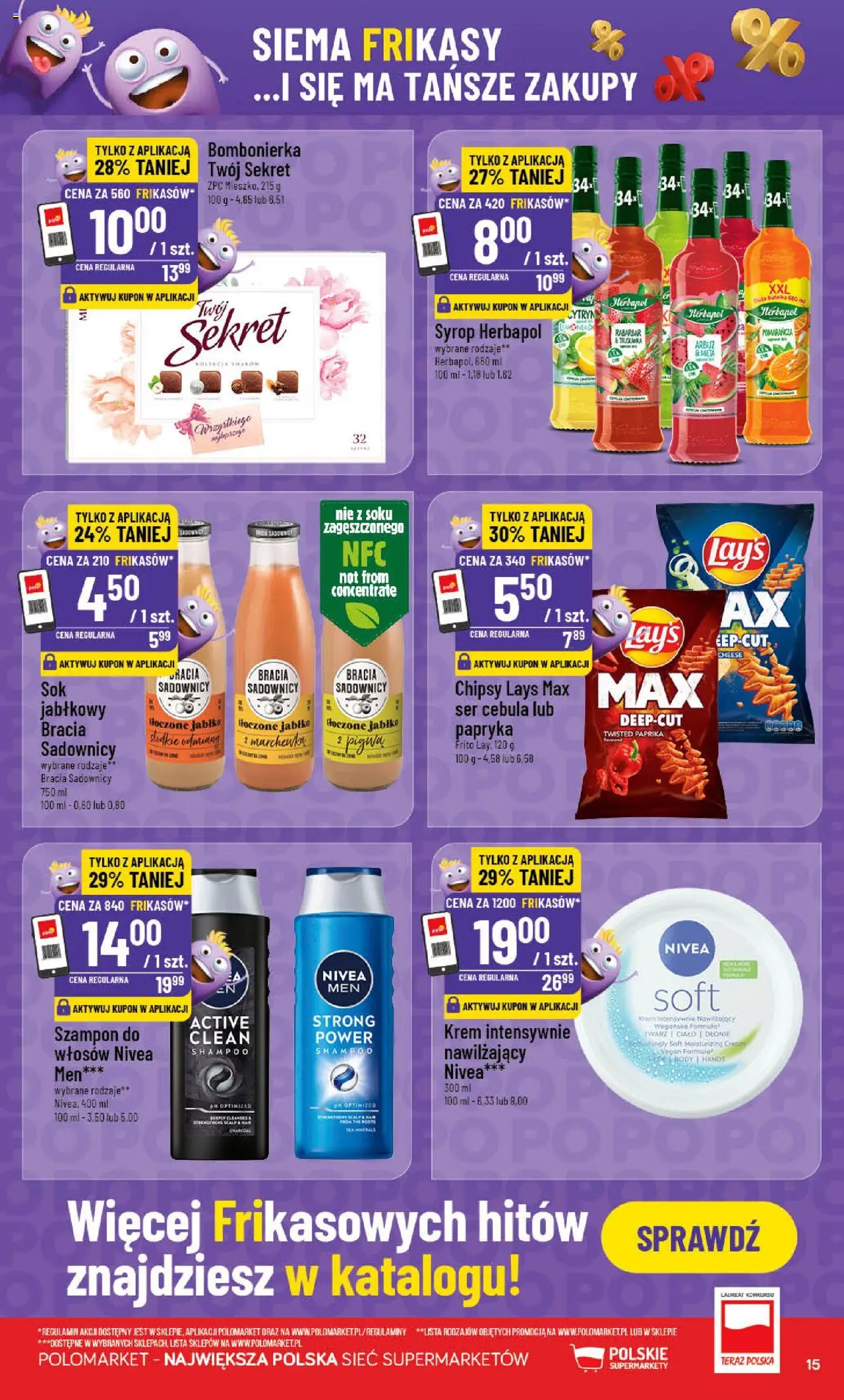 POLOmarket Gazetka od 28.05.2025 | Strona: 15 | Produkty: Papryka, Lays, Sok, Krem