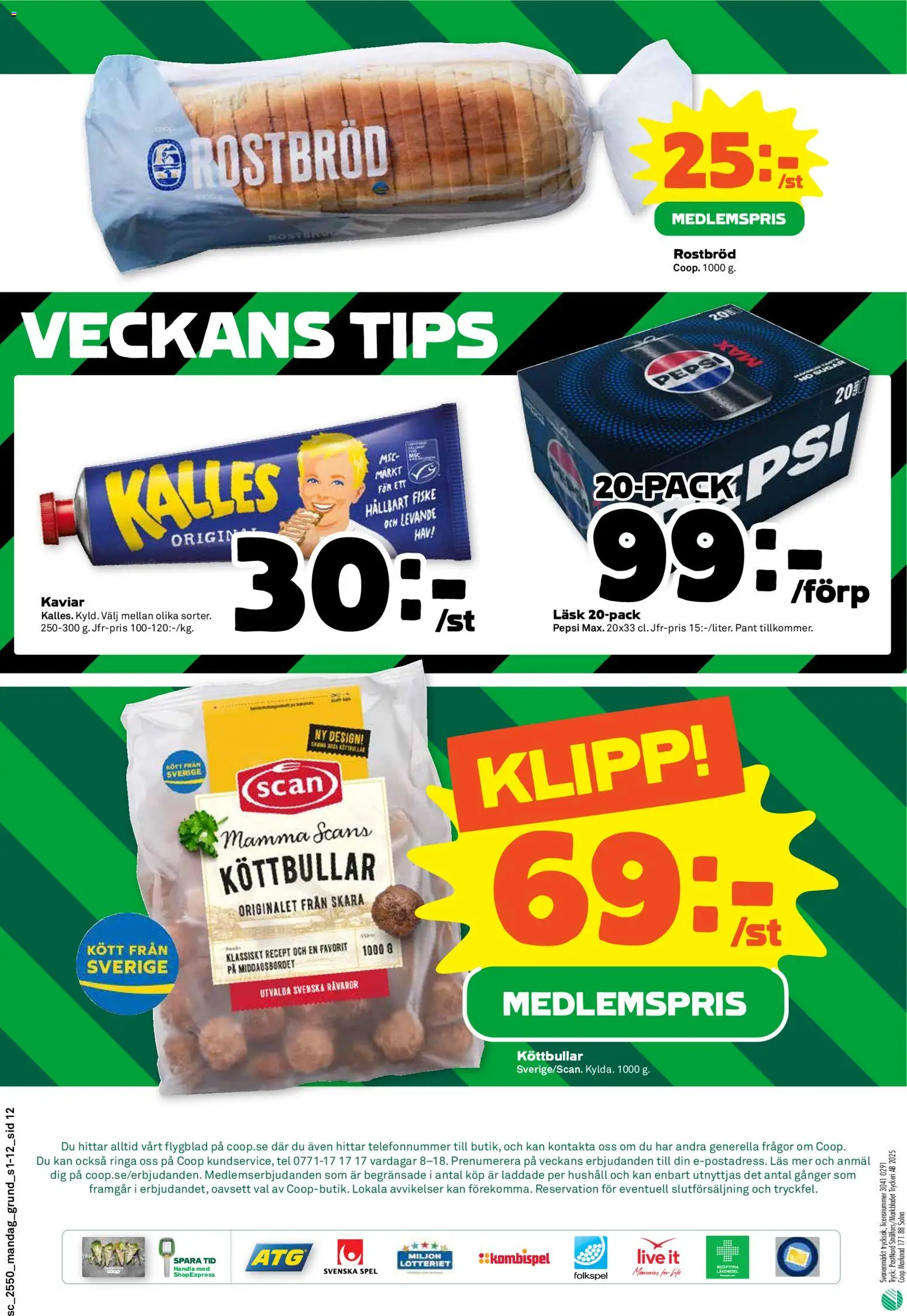 Stora Coop reklamblad aktuell från 08.12.2025 | Sida: 12