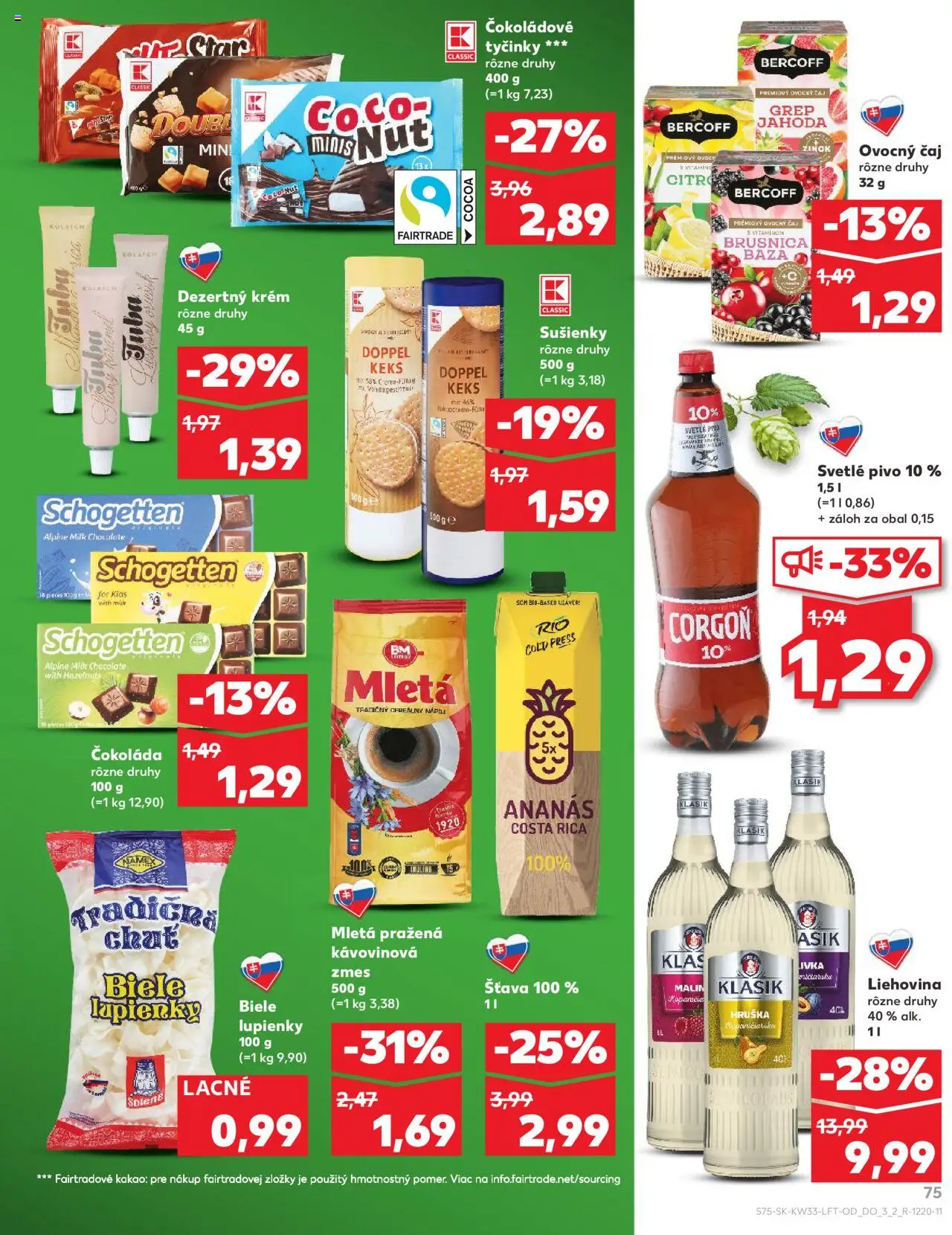 Kaufland SK akciós ujság - amely érvényes a következő dátumtól: 14.08.2025 | Oldal: 75