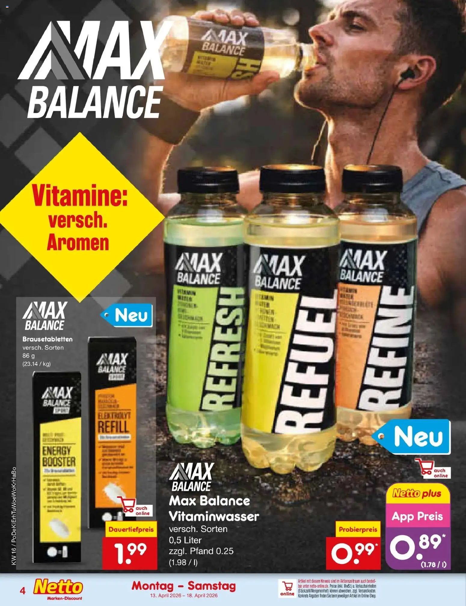 Netto Marken-Discount Prospekt Lahr-Langenwinkel	 – gültig ab 13.04.2026 | Seite: 31 | Produkte: Energy