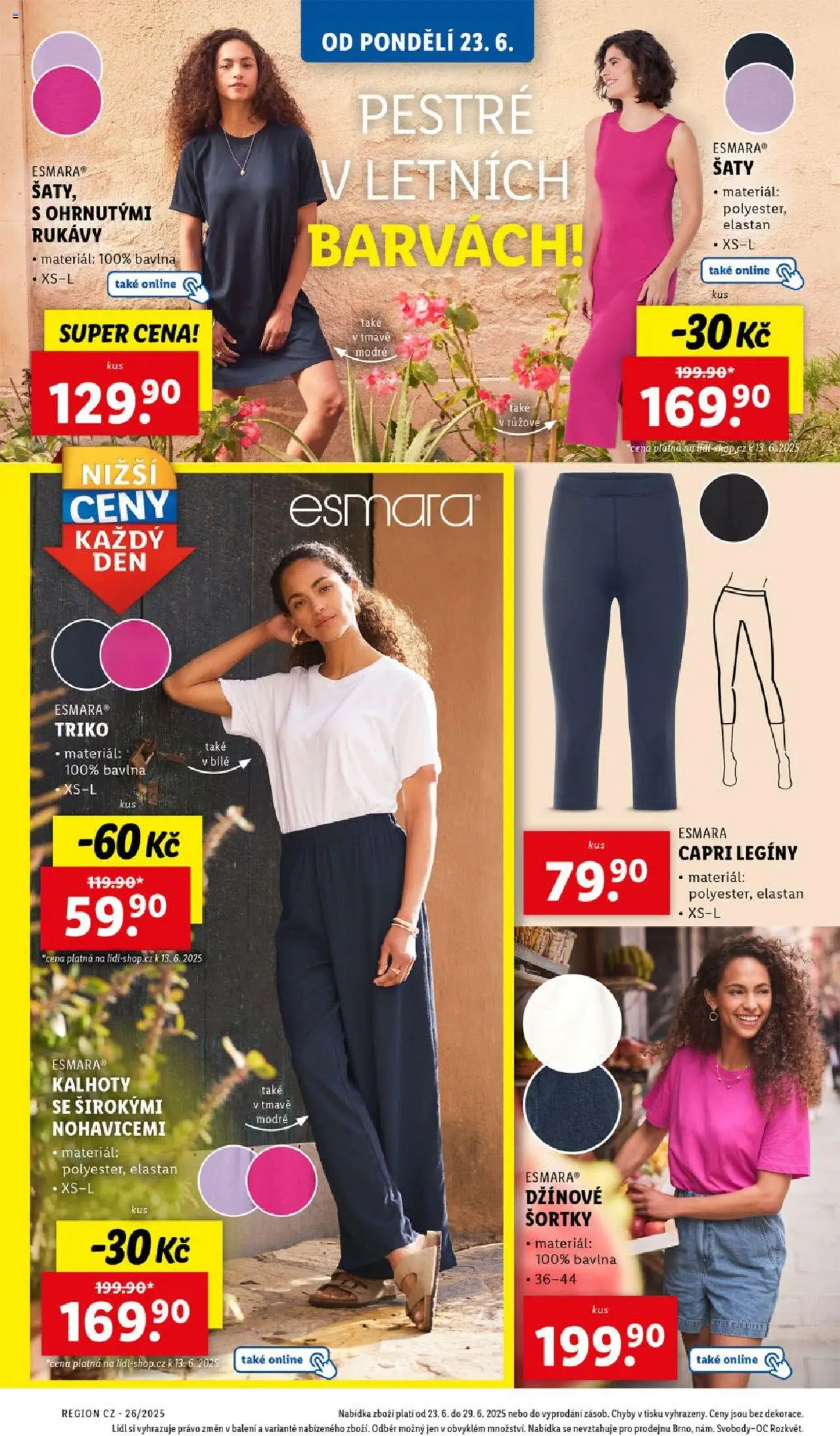 Lidl leták od 23.06.2025 | Strana: 40 | Produkty: Šaty, Kalhoty, Legíny