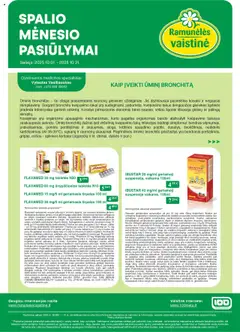 Ramunélés leidinys galioja nuo 01.10.2025