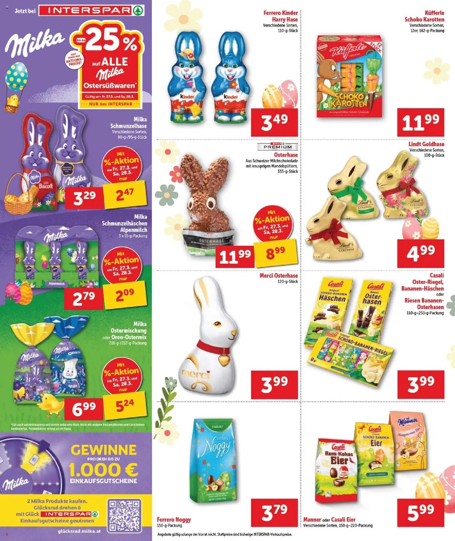 Interspar Flugblatt - Burgenland gültig ab 26.03.2026 | Seite: 8 | Produkte: Eier, Bananen