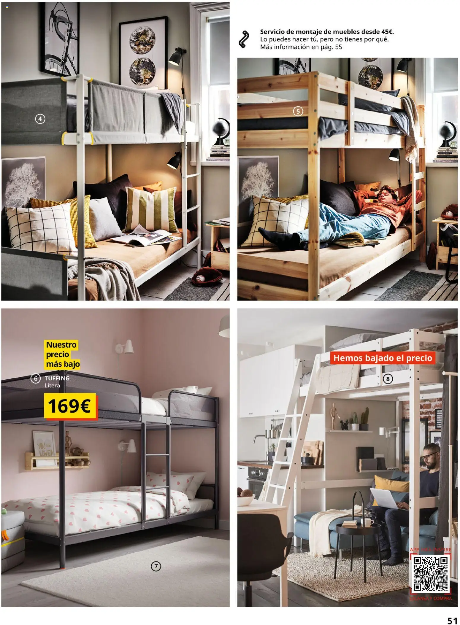 Catálogo IKEA Dormitorios │ válido desde el 01.02.2026 | Página: 51 | Productos: Muebles