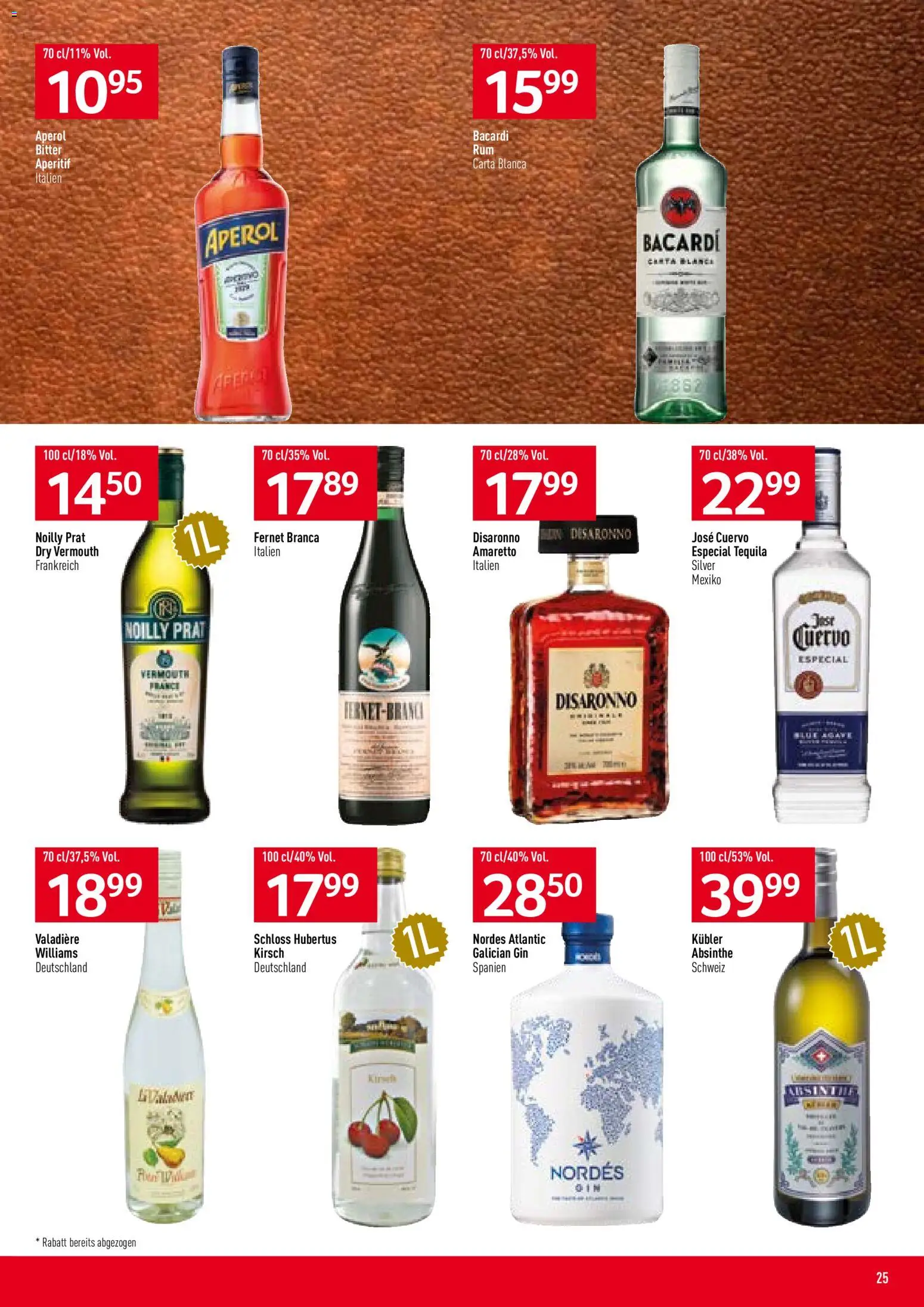 Prodega Aktionen – gültig ab 10.11.2025 | Seite: 25 | Produkte: Gin, Pebernødder